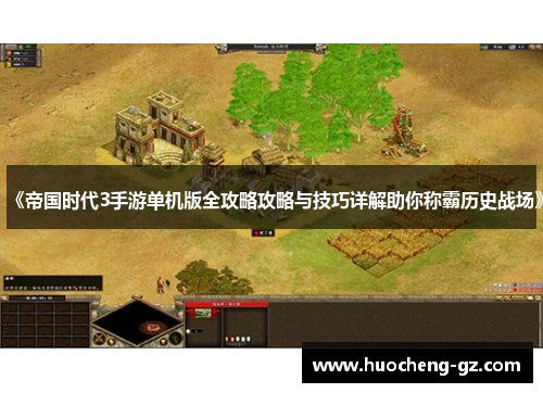 《帝国时代3手游单机版全攻略攻略与技巧详解助你称霸历史战场》